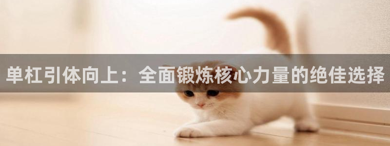 球速体育：单杠引体向上：全面锻炼核心力量的绝佳选择